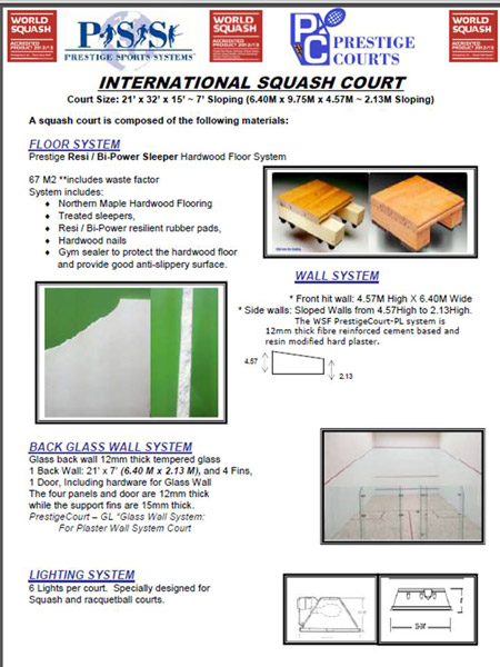 Squash Courts 3